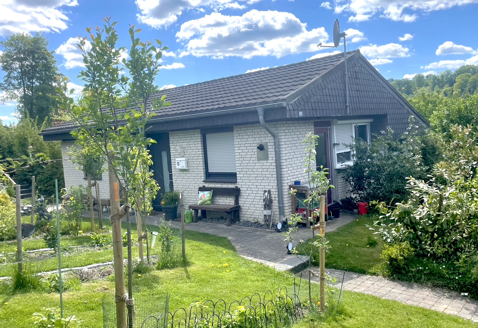 Entpannung pur in der in der gemütlichen Sauna.