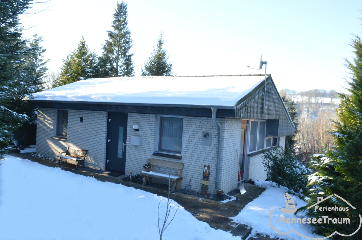 Das Ferienhaus im Winter