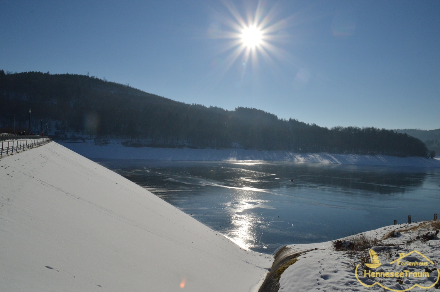 Der See im Winter